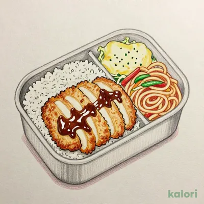Chicken Cutlet and Napolitan Pasta Bento