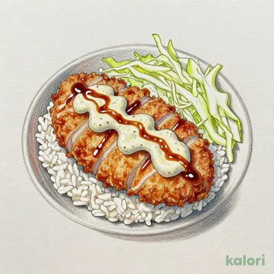 タルタルチキンかつ丼 ゆずしょうゆ付（2枚）