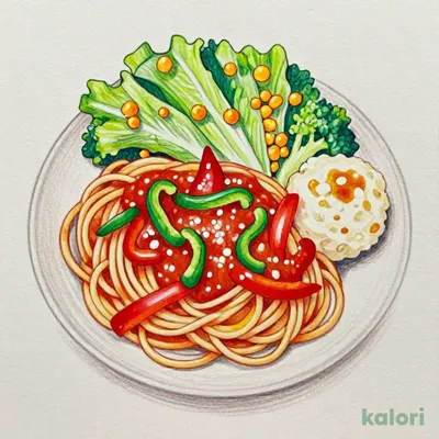 サラダナポリタン弁当