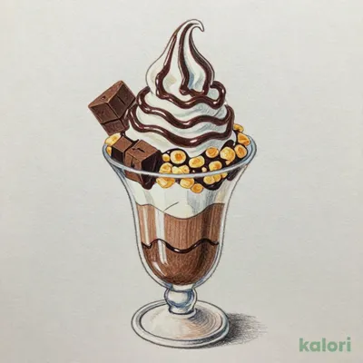 チョコレートパフェ