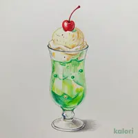 メロンクリームソーダ