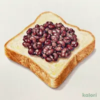 モーニングトースト&つぶあん