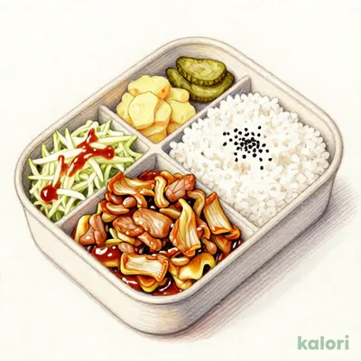 回鍋肉弁当