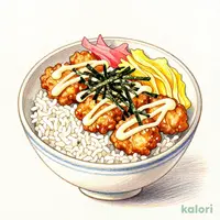 Karaage and Mayonnaise Rice Bowl