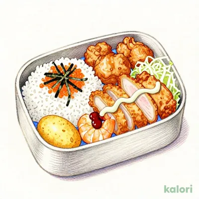 スペシャルカラ・めんたい弁当