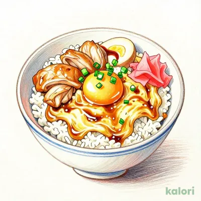 月見親子丼