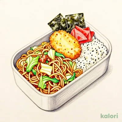 焼きそばのり弁当