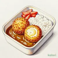 カニクリームコロッケカレー