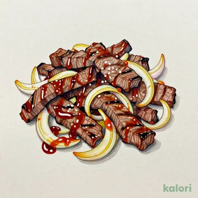 ハラミ焼肉おかず