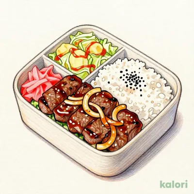 肉2倍ハラミ焼肉弁当