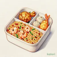 チャーハン入りスペシャル中華弁当