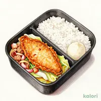 さんまフライ&しょうが焼き弁当