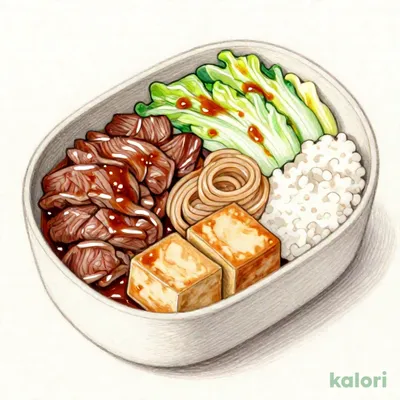 倍盛牛すき焼き弁当(肉2倍)