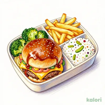 チーズハンバーグ弁当