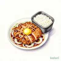 Double Portion Pork Cutlet and Egg Bowl