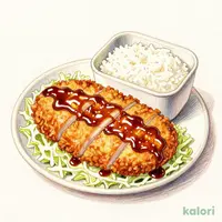 Double Meat Pork Loin Cutlet Bento