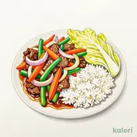 倍盛牛焼肉弁当(肉2倍)