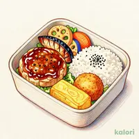 Makunouchi Bento (Tofu Hamburg Steak and Vegetables)