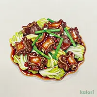 Double Portion Beef Kalbi & Offal (Side Dish Only)