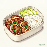 倍盛牛カルビ＆ホルモン弁当(肉2倍)