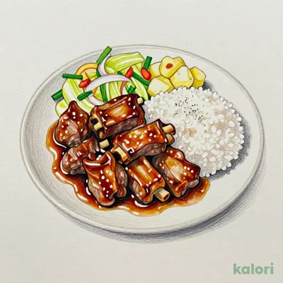 牛カルビ＆ホルモン弁当