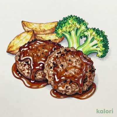 倍盛デミグラスハンバーグ(肉2倍)　おかずのみ