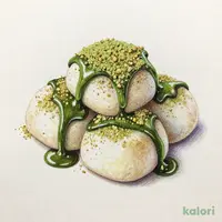 もっちりわらび餅(抹茶蜜)