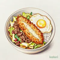 牛キャベ丼(全部のせ)