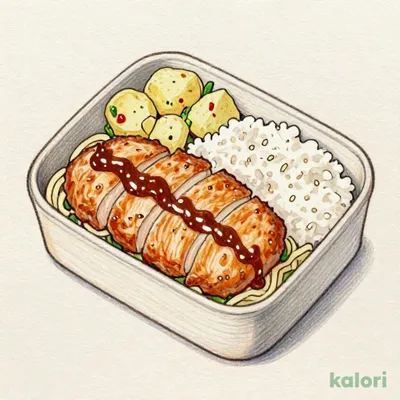 Chicken Cutlet with Tartar Sauce Bento, 3 pcs