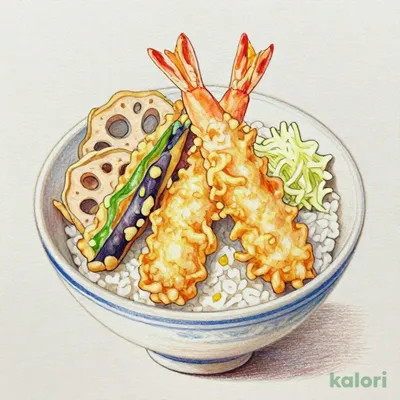 おろし得天丼