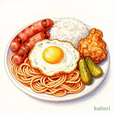 W Special Napolitan Bento (Double Noodles)