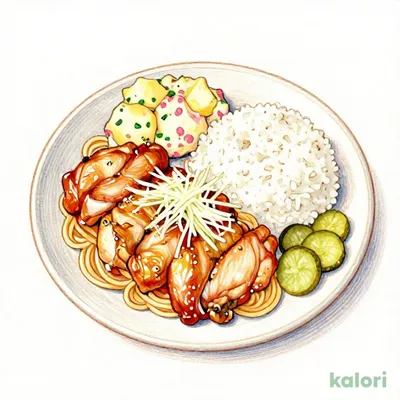 Grated Chicken Tatsuta Bento