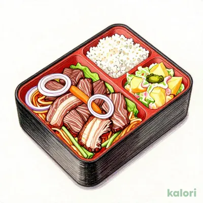 Grilled Beef Bento