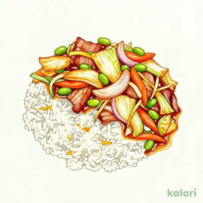肉野菜炒め弁当