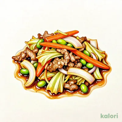 Stir-Fried Meat and Vegetables (Side Only)