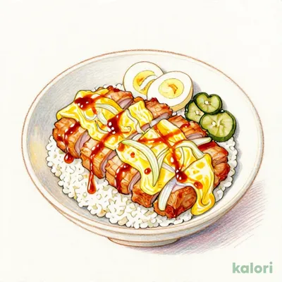 W Pork Cutlet Rice Bowl (Double Meat)