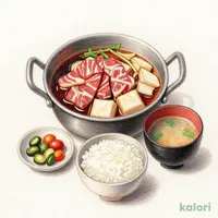 すき焼き定食