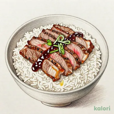 ステーキ丼セット