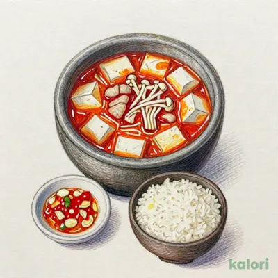 スンドゥブチゲ定食