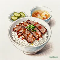 ミニステーキ丼セット