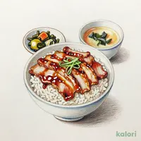ミニ豚丼セット