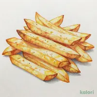 大盛りポテトフライ