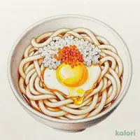 明太しらす釜玉うどん単品