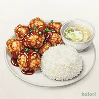 油淋鶏定食