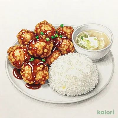 油淋鶏定食