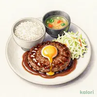 煮込みハンバーグ定食