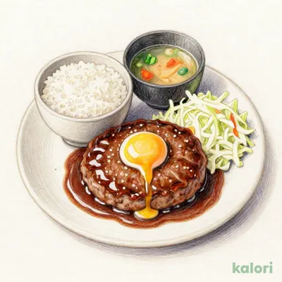 煮込みハンバーグ定食
