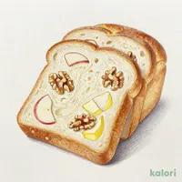 くるみとアップルのミルクパン