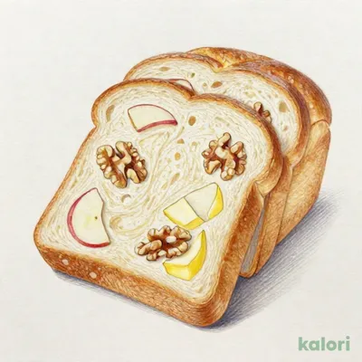 くるみとアップルのミルクパン