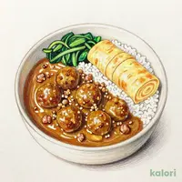 たぬき庵 美味しいドライカレー弁当 1人前